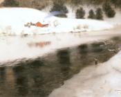 弗里茨 陶洛 : Winter at Simoa River
